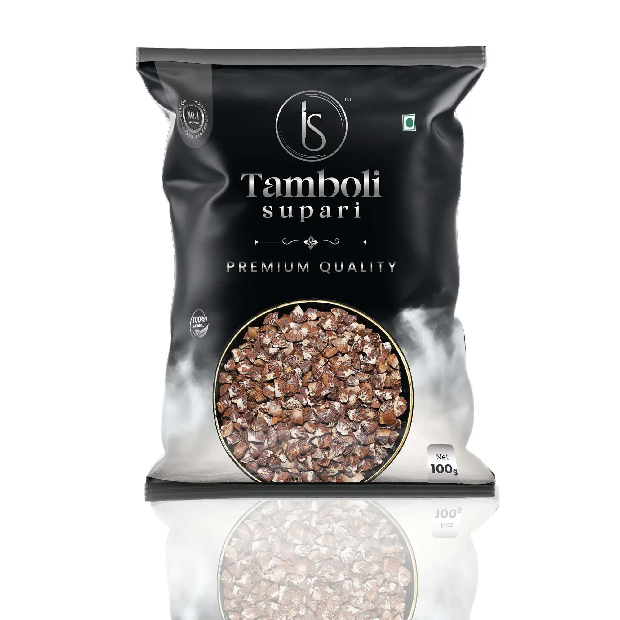 Tamboli Supari Plain Tukda - Net 100gm.