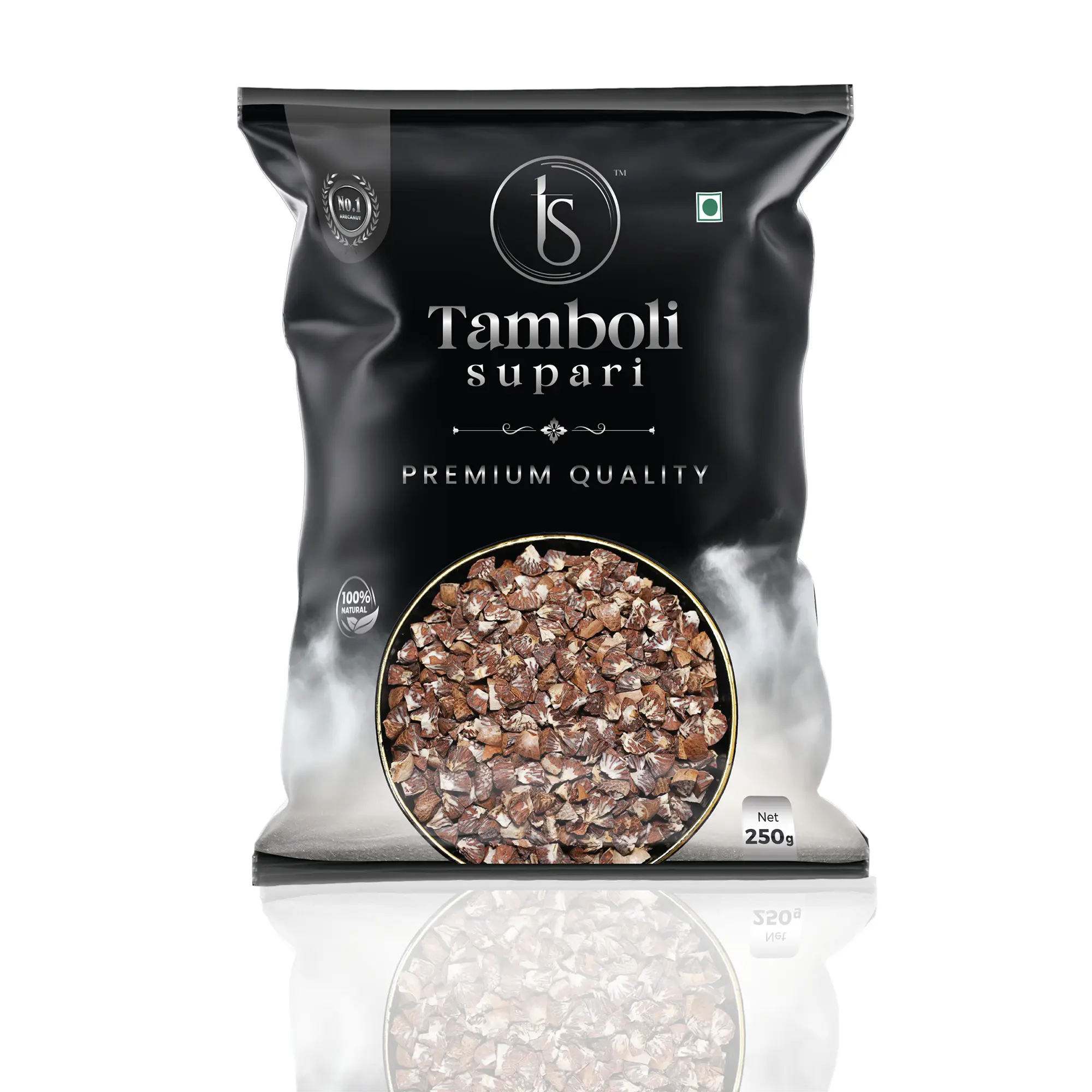 Tamboli Supari Plain Tukda - Net 250gm.