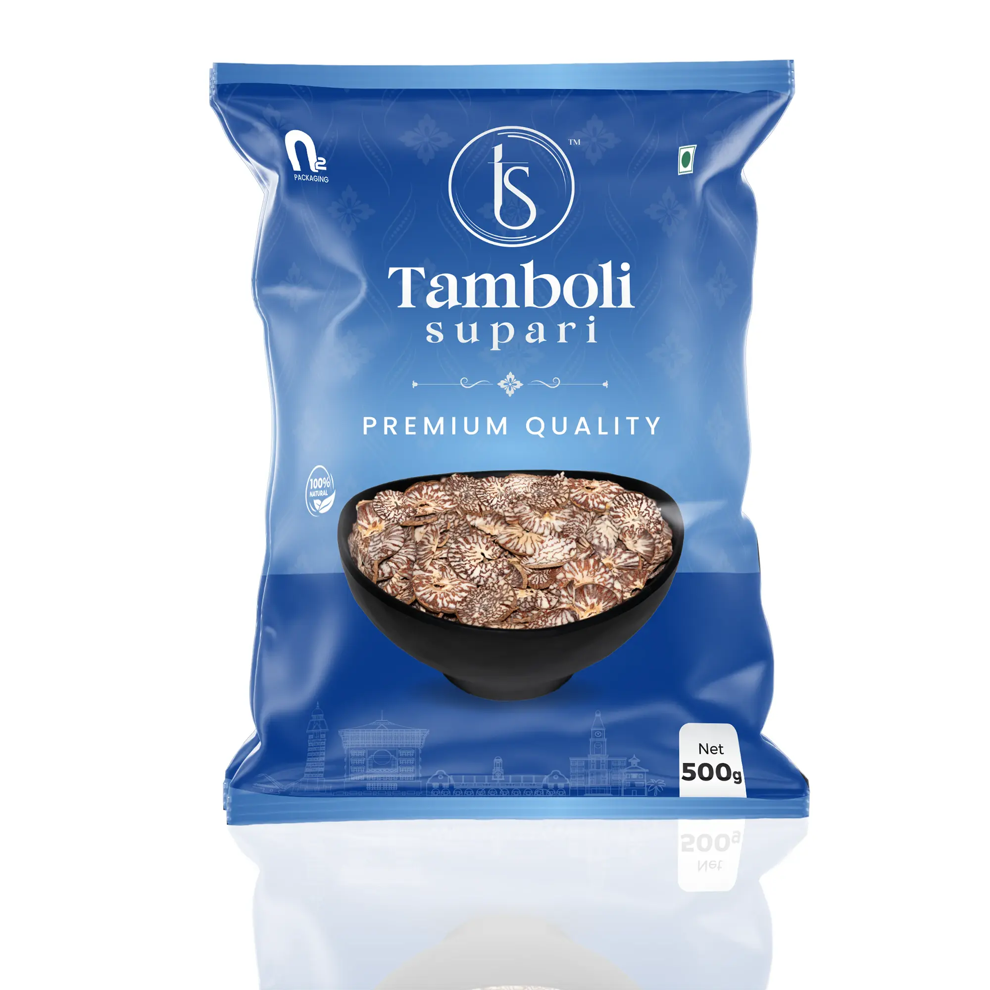 Tamboli Supari Imported Ruff Cutting - Net 500gm.